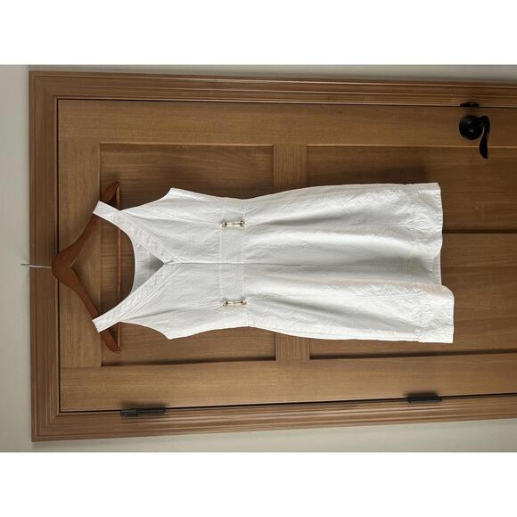 Vineyard Vines For Kentucky Derby White Textured Mini Dress Women’s size 6 - Picture 12 of 12